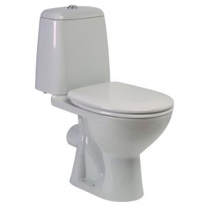 Eurovit | Sirius WC kombi 61x35 cm, rovný odpad, vrátane WC sedadla, W901101, W901301