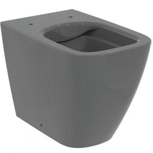 I.LIFE B WC stacionárne hranaté RIMLESS+, šedá lesklá, 54x36 cm, T461658