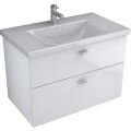 KAPPA II Skrinka pod umývadlo 85 cm, dvojzásuvka, TI0304ZW