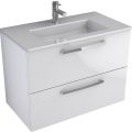 ALPHA Skrinka pod umývadlo 80 cm, dvojzásuvka bez hornej dosky, TI0404ZW