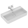 STRADA II Umývadlo 80x43 cm, bez otvoru pre batériu a s brúsenou spodnou hranou, T365101