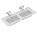 STRADA II Dvojumývadlo bez otvoru pre batériu 124x46 cm, T363601