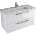 ALPHA Skrinka pod umývadlo 100 cm, dvojzásuvka bez hornej dosky, TI0406ZZ