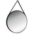 ZRKADLO Kruhové ø75 cm, koža, E75