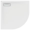 Sprchová vanička akrylátová - štvrťkruh - 90x90cm - matná biela,  T4492V1