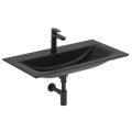 CONNECT AIR Umývadlo 84x46 cm, farba hodvábna čierna, E0279V3