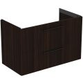 I.LIFE B Skrinka pod umývadlo 100 cm, drevodekor kávový dub, T5276NW