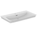 LA DOLCE VITA Umývadlo 86x47 cm, s  otvorom pre batériu, farba biela lesklá, s prepadovým otvorom, E262901