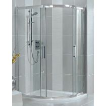Synergy sprchovací kút rohový vstup štvrťkruh 100x100 cm, L6386EO