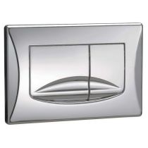 BETTER 2 WC tlačidlo DUAL, mechanické, farba brúsený chróm matný, VV638586