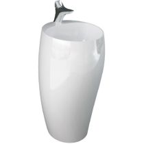 RAK CLOUD Umývadlo voľne stojacie freestanding 49x49 cm, CLOFS5001AWHA