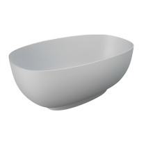 RAK CLOUD Voľne stojaca vaňa 140x72x56/52 cm, matná biela/matná biela CLOBT14075.500