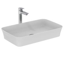 IPALYSS Umývadlo na dosku 65x40 cm bez prepadu, bez otvoru pre batériu, E1886MA