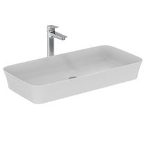 IPALYSS Umývadlo na dosku 80x40 cm bez prepadu, bez otvoru pre batériu, E139101