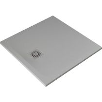 FEELING 80x80x3 cm Sprchová vanička Betonovo Sivá, RFST080080.503