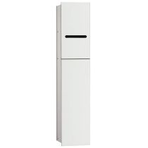 ASIS 2.1 Vstavaný WC modul 80 cm, 2-dvierkový, Ľavý biele sklo, ASIS21LW, 975427451, 975000051