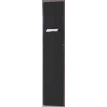 ASIS 2.1 Vstavaný WC modul 80 cm, 2-dvierkový, Pravý, čierné sklo, ASIS21RB, 975427550, 975000051