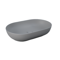 RAK FEELING Umývadlo na dosku matná grey 55x35x13 cm, FEECT5500.503