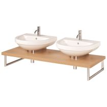 WASHPOINT Nábytková konzola pod dve umývadla 150x48 cm, R5875