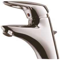 CERAMIX umývadlová batéria s odpadovou garnitúrou a flexibilnými hadicami, A5007AA