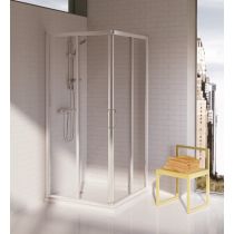TIPICA Sprchovací kút rohový vstup štvorec 80x80 cm, T2378YB