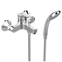 SLIMLINE II Vaňová batéria nástenná, so sprchovým príslušenstvom, B8588AA