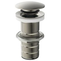 UNIV Click-clack uzatvárateľná garnitúra pre umývadla bez prepadu, farba Silver Storm, E1483GN