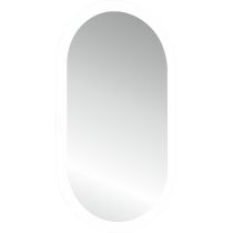 ZRKADLO Oválne 60x130 cm, s osvetlením  a  s ambientným podsvietením, W60130