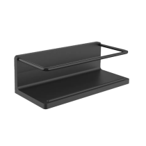 CUE Závesná polička so skrytým upevnením, 225x75x100 mm, farba čierna, 434513300