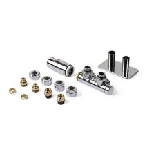 TERMA Termostatická sada ventilov S1t v chrómovom prevedení, rozteč 50 mm, S1t.CR