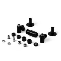 TERMA Termostatická sada ventilov K2i v čiernom prevedení, K2i.Č