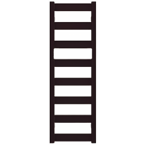 TERMA VIVO radiátor 30x91 cm, vonkajšie pripojenie 270 mm, VIV3091