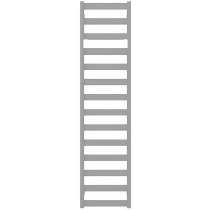 TERMA VIVO radiátor 40x163 cm, vonkajšie pripojenie 370 mm, chróm, VIV40163.CR