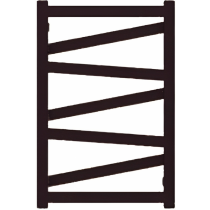 TERMA VIPERA radiátor 50x75 cm, vonkajšie pripojenie 460 mm, VIP5075