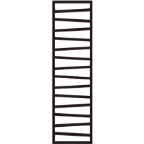 TERMA ZIG ZAG radiátor 50x178 cm, vonkajšie pripojenie 470 mm, ZIG50178