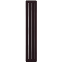 TERMA AERO V radiátor 32,5x180 cm, vonkajšie pripojenie 255 mm, AER32180