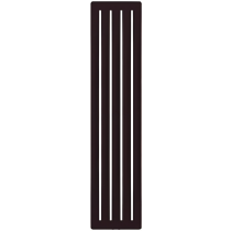 TERMA AERO V radiátor 41x180 cm, vonkajšie pripojenie 340 mm, AER41180