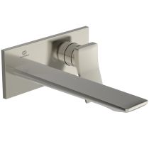 CONCA umývadlová batéria nástenná, Ušľachtilá oceľ, výtok 22 cm, diel 2, A7372GN