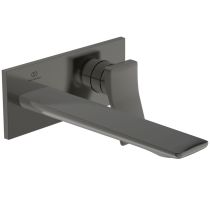 CONCA umývadlová batéria nástenná, magnetovo sivá, výtok 22 cm, diel 2, A7372A5