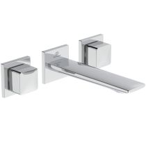 CONCA Umývadlová batéria 3-otvorová nástenná podomietková diel1 + diel2, A7445AA