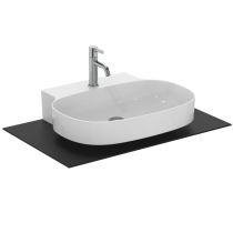 LINDA-X Umývadlo nástenné 60x50 cm, brúsená spodná hrana, farba biela matná, T4988V1