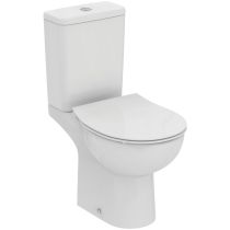 Eurovit WC kombi RimLS+,nádrž, sedadlo, 62x36 cm, uni odpad, W007501