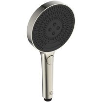 IDEALRAIN SOLOS 3-funkčná ručná sprcha Ø130 mm, farba ušľachtilá oceľ, A7896GN