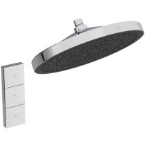 IDEALRAIN SOLOS 3-funkčná hlavová sprcha Ø 300 mm s diaľkovým ovládaním, farba povrchu chróm,A7889AA