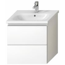 LAUFEN BASAL Skrinka pod umývadlo, 2 zásuvky, pre umývadlo H8127130001311, 570x448x588 mm, Biela, H40N7144015001