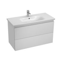 LAUFEN BASAL Skrinka pod umývadlo, 2 zásuvky, pre umývadlo H8147130001311, 960x448x588 mm, Biela, H40N7174015001