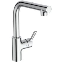 CERALIFE Drezová batéria s vysokým vývodom a vyťahovacím perlátorom, BE243AA