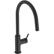 CERALIFE NUOVO Drezová batéria s vysokým vývodom a vyťahovacím perlátorom, BE268XG