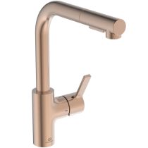 GUSTO Drezová batéria vysoká otočná s vyťahovacím perlátorom, BD420J4