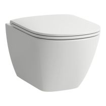 LAUFEN LUA, Závesné WC Advanced, Silent Flush/'rimless', hlboké splachovanie, Biela 000, 520x360 mm, H8210800000001